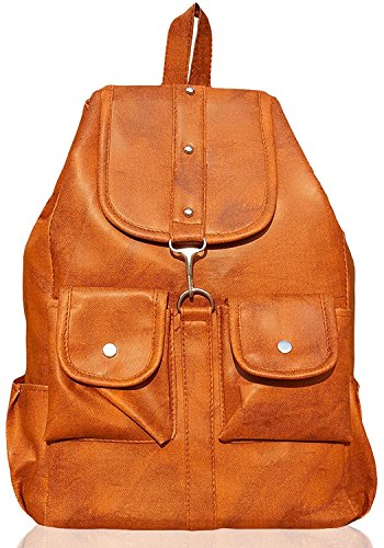 DAMDAM Stylish Leather Girls School Bag Travel Bag Bollege Bag Girls & Womens Casual Office Shoulder Backpack Handbags Price in India