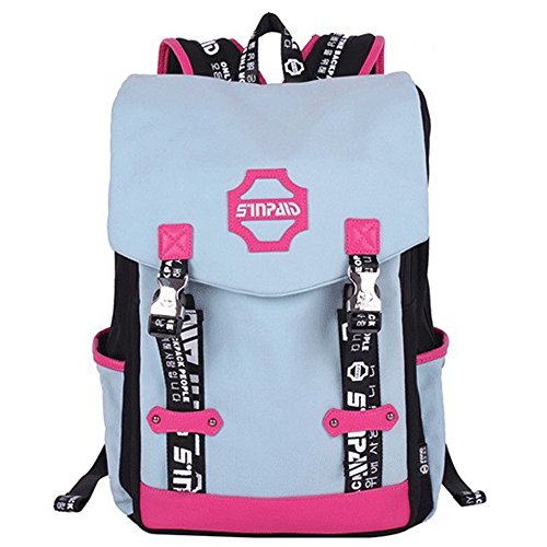 Generic College Backpack 27 Ltrs Fashionable Sky Pink Color Casual Backpack For Girls Price in India