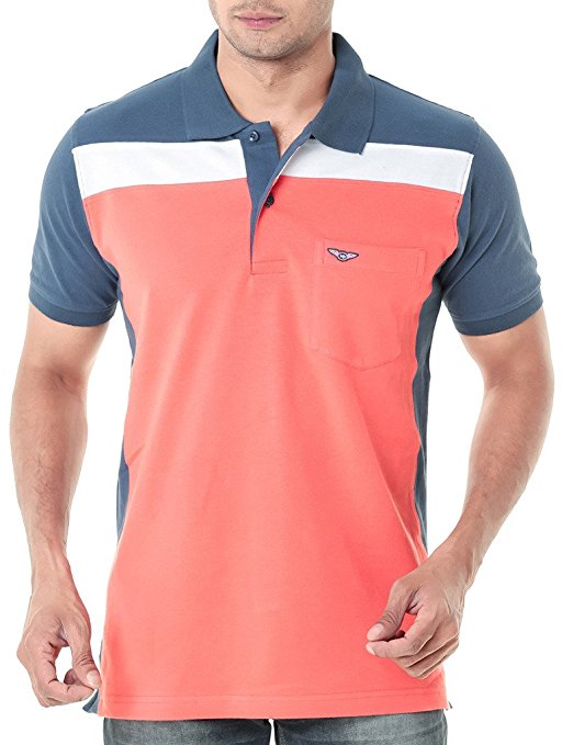 WEXFORD Men's Cotton Polo Neck Half Sleeve Casual T-Shirt Price in India