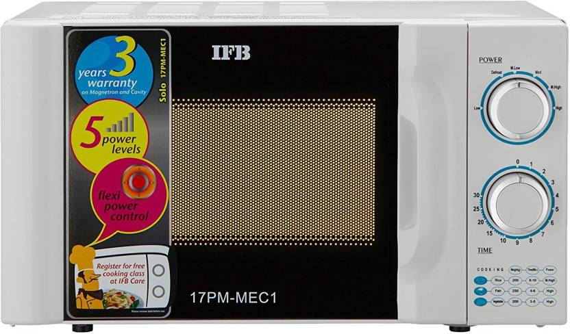 IFB 17 L Solo Microwave Oven  (17PMMEC1, White) Price in India