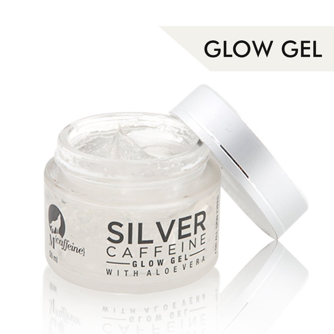 Mcaffeine Silver Caffeine Glow Gel With Aloe Vera - Paraben Free - 50 Ml Price in India