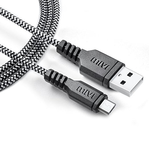 Mivi Tough Micro Usb Cable With Charging Speeds Up To 2.4Amps For Samsung, Lenovo, Lumia, Oneplus, Xiaomi,(Black) Price in India