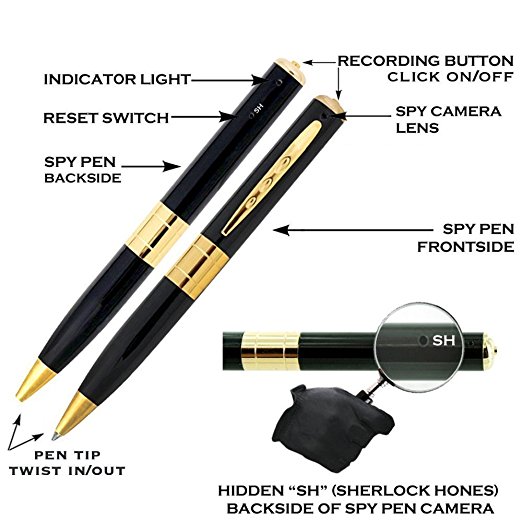 Memore Spy Camera Video Recording Pen (Black) Price in India