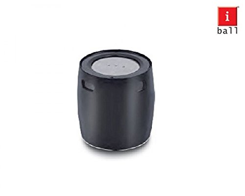 iBall LIL Bomb 70 Ultra Portable Bluetooth Speaker With Mic - Metallic Dark Silver Price in India