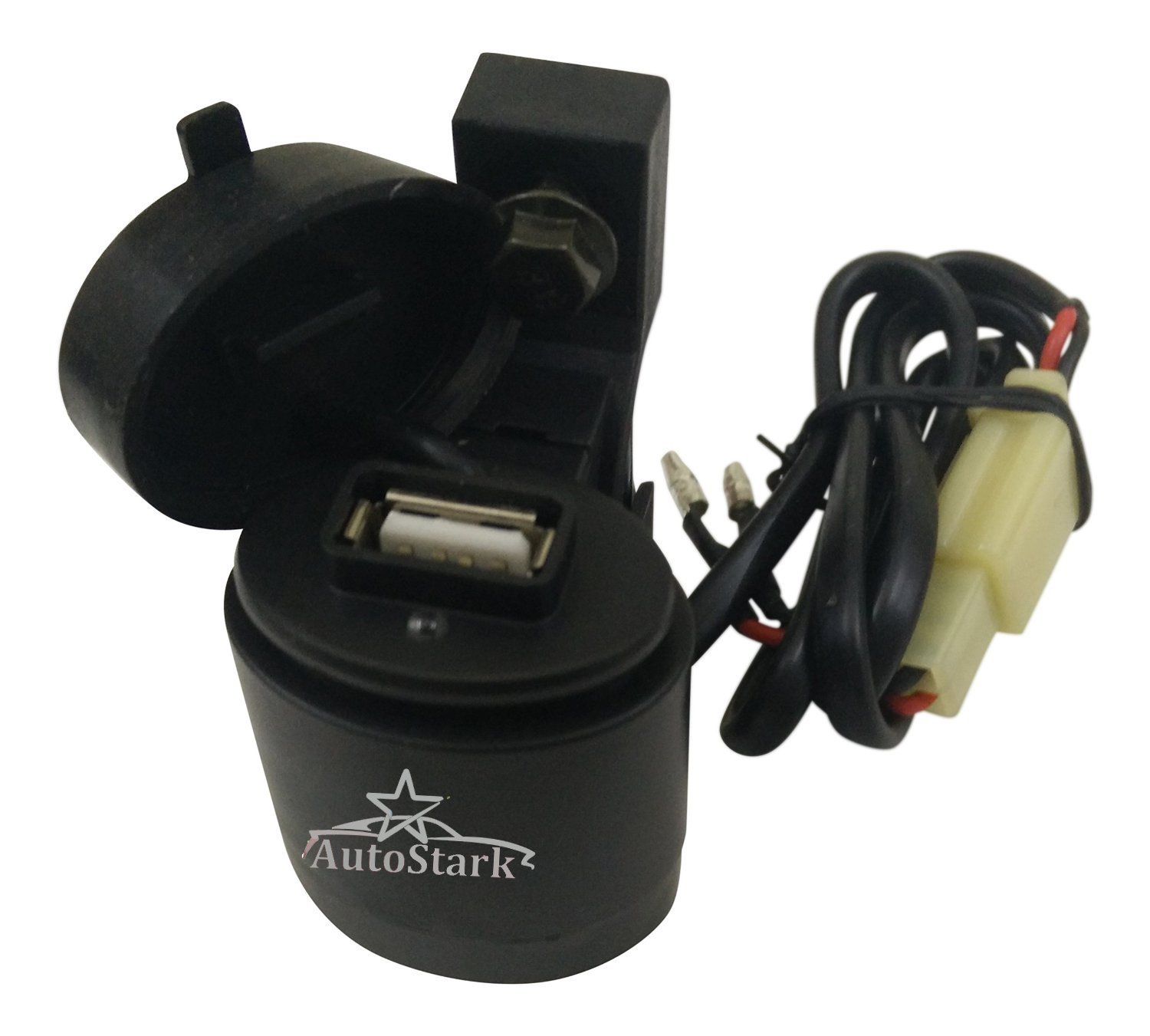 AutoStark Motorcycle/Bike USB Mobile Charger for Bajaj Pulsar 200 NS DTS-I Price in India