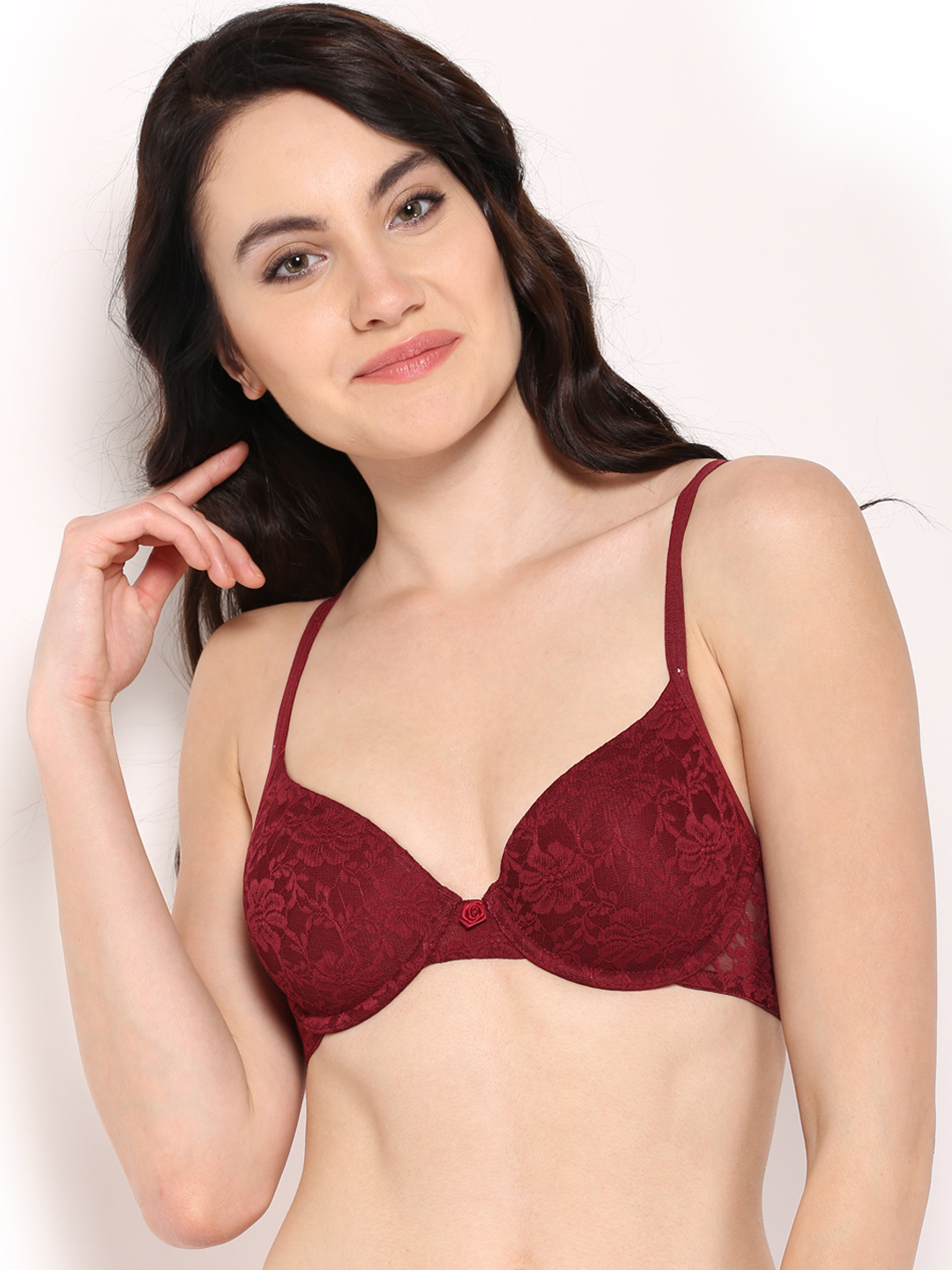 Amante Maroon T-Shirt Bra Price in India