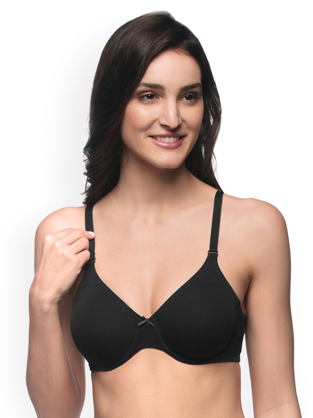 Amante Black Solid Underwired Non Padded T-shirt Bra BRA10432 Price in India