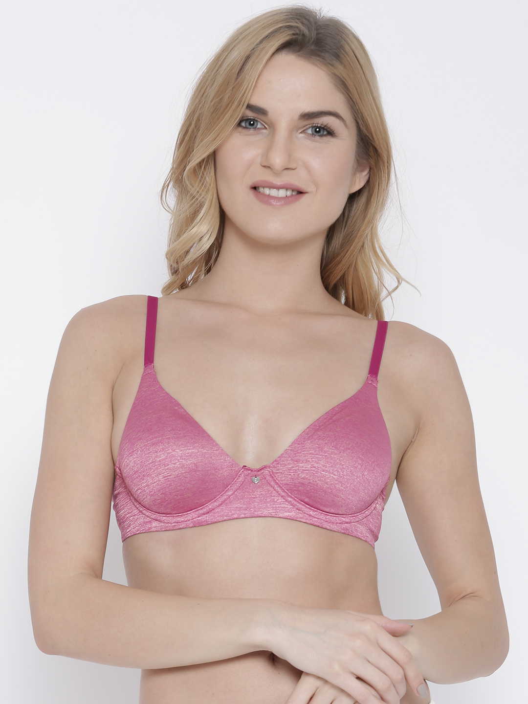 Amante Pink Seamless Bra 26003 Price in India