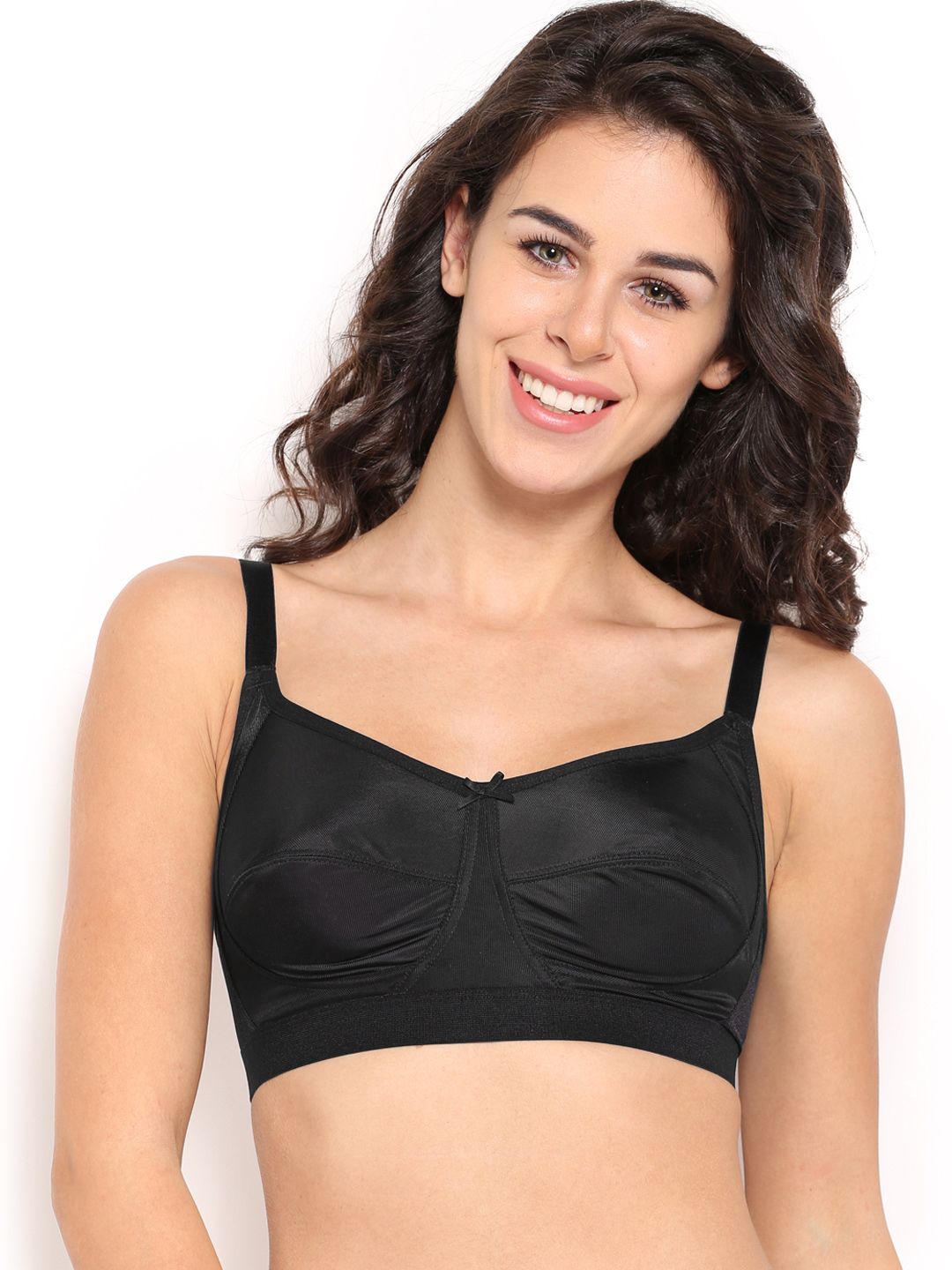 Amante Black Full-Coverage Bra BFOM25 Price in India, Full