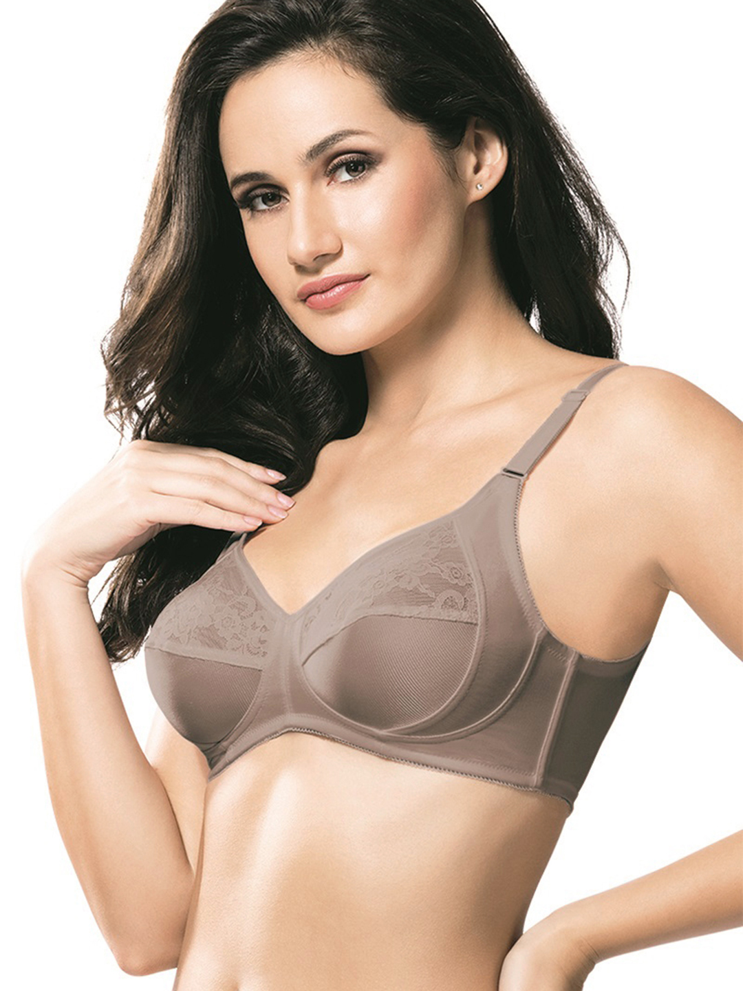 Amante Taupe Full-Coverage Bra 10505 Price in India