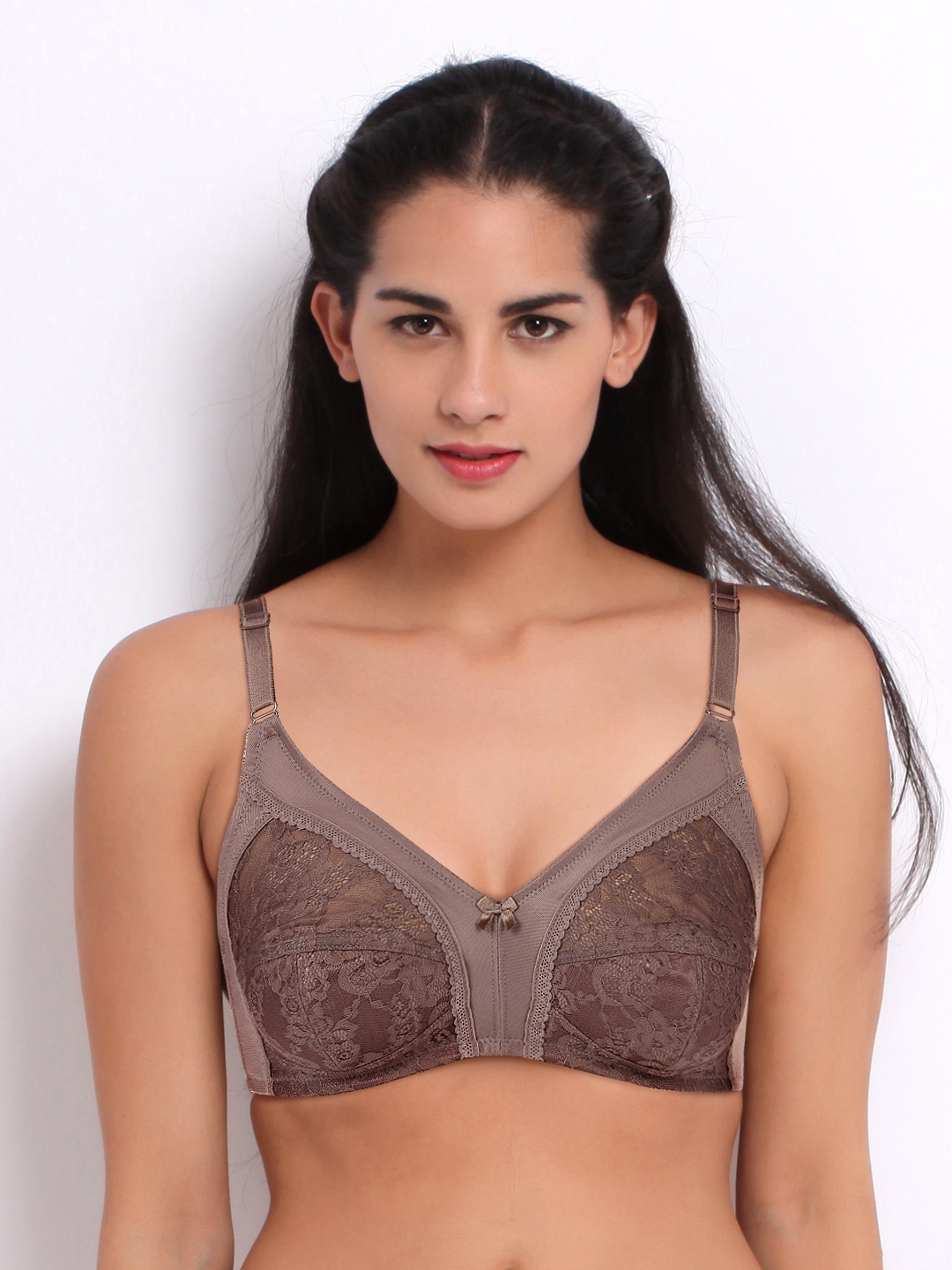 Amante Mauve Full-Coverage Lace Bra BFOM17 Price in India