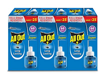 All Out Refill (135 ml, Clear, 3-Pieces) Price in India