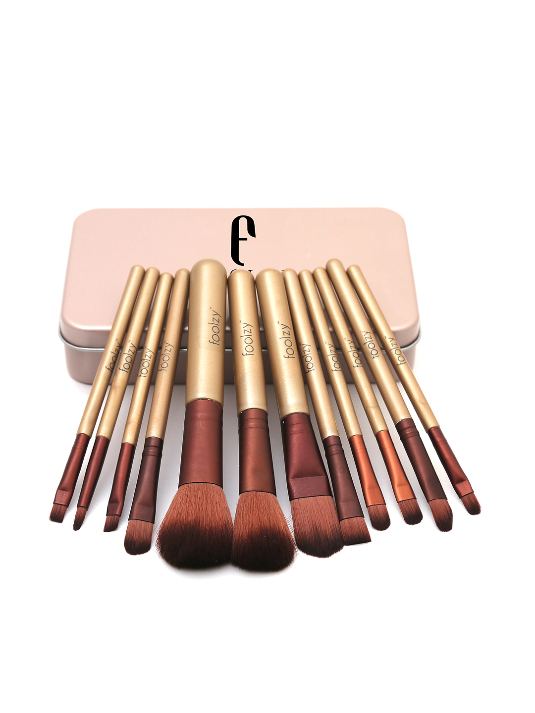 Foolzy Set of 12 Makeup Brushes Price in India