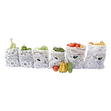 Clean Planet Eco-Friendly Vegetable and Fruit Storage Bag for Fridge (Eco Veggie Set of 6) Price in India