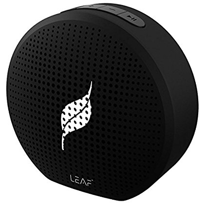 Leaf Pop Portable Wireless Bluetooth Speaker with Mic (Carbon Black) Price in India