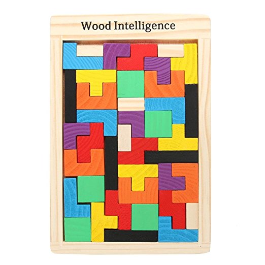 Tootpado WNTB081 Wooden Tetris Jigsaw Puzzle 40 Pcs Price in India