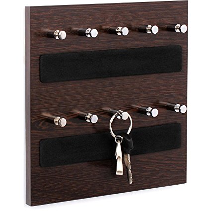 Bluewud Key Hold - Wall Mounted Key Chain Hanging Board/Box - Skywood Wenge Small Price in India