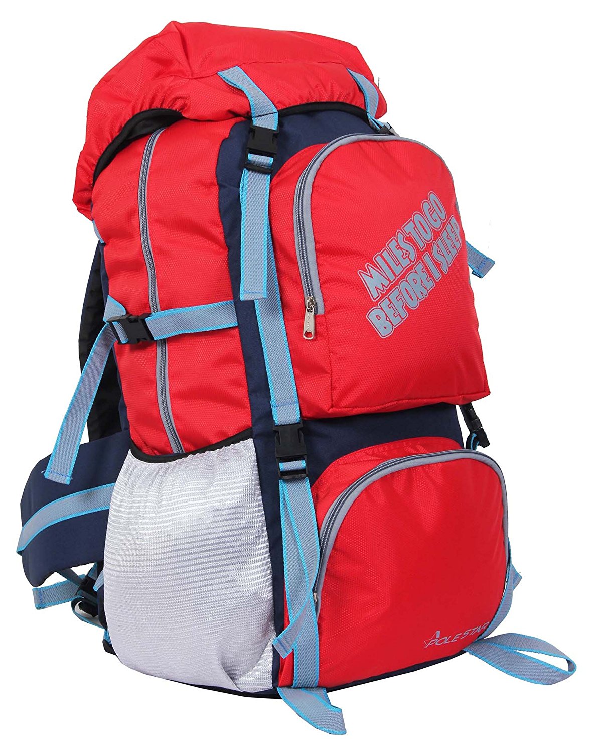 POLE STAR " ROCKY " 60 Lt Red Rucksack I Hiking backpack Price in India