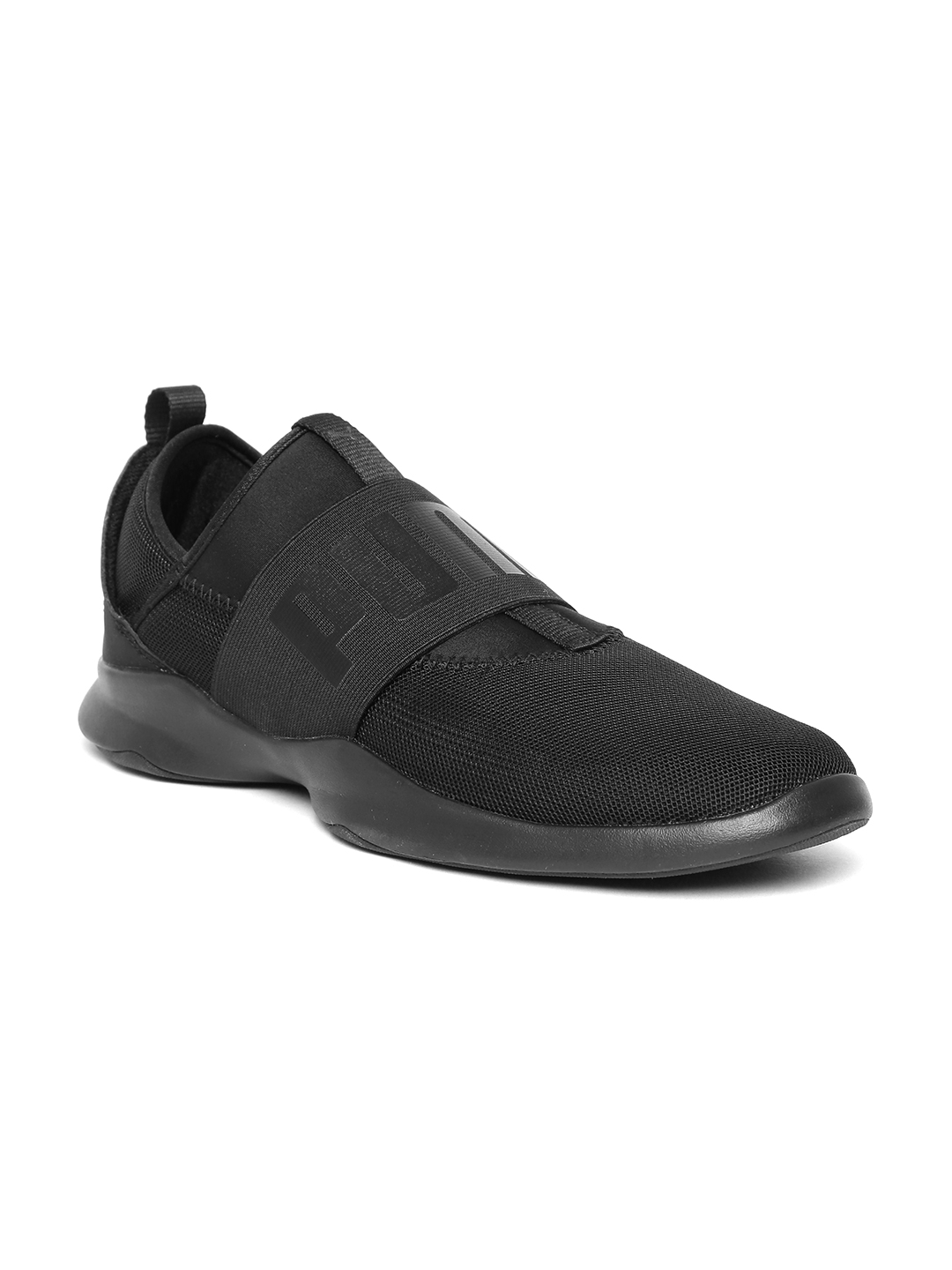 Puma Dare Unisex Black Slip-On Sneakers 