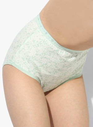 Green Printed Panty Price in India