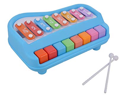 Toyshine Musical Xylophone and Piano, Non Toxic, Non-Battery, Big Price in India