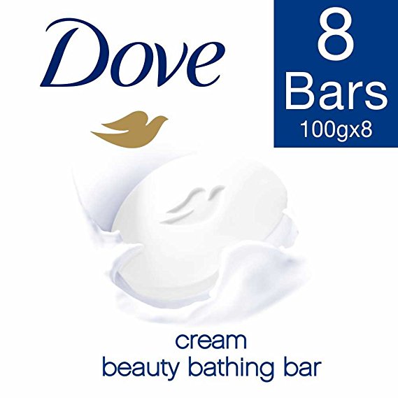 Dove Cream Beauty Bathing Bar, 100 g (Pack of 8) Price in India