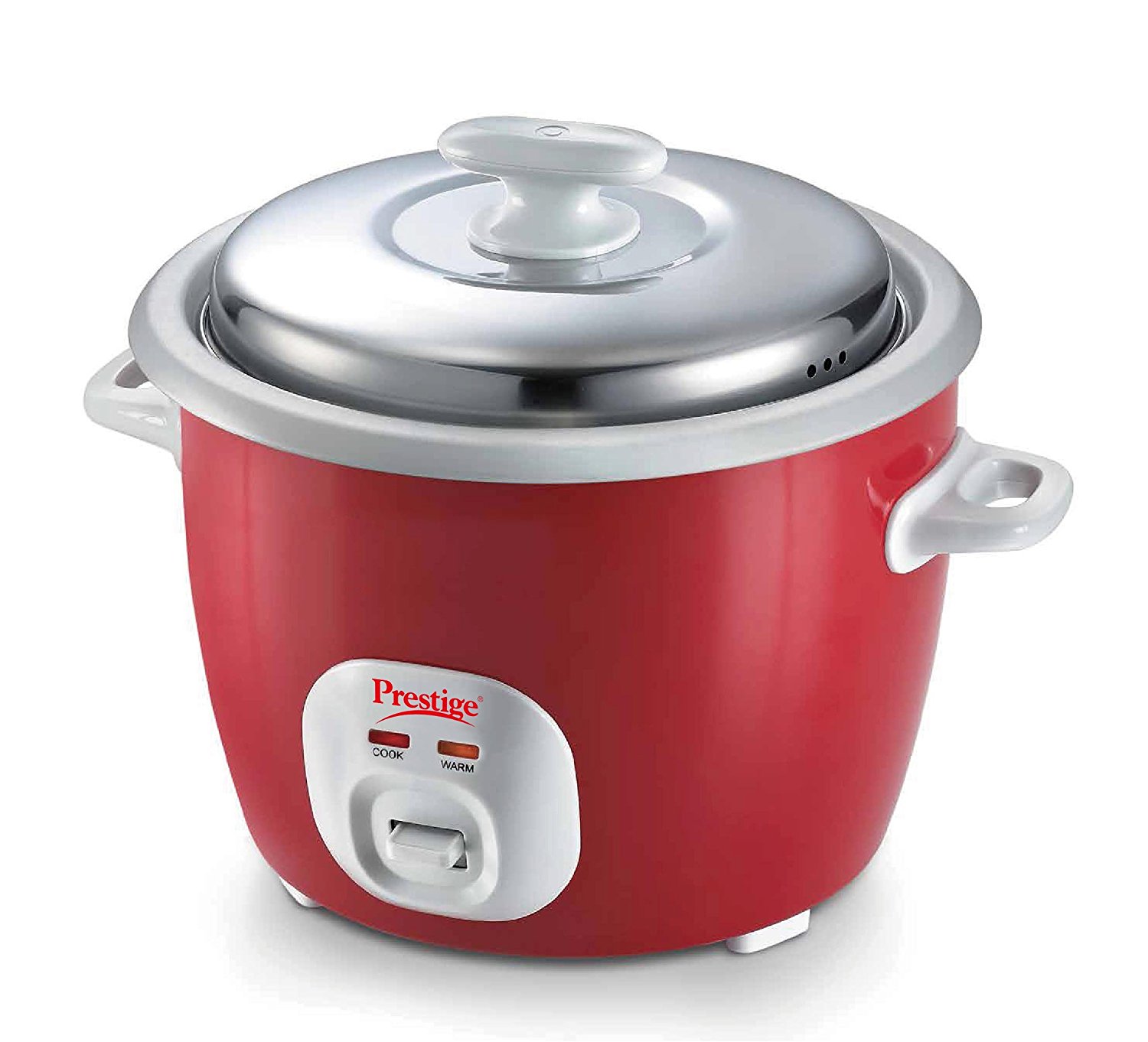 Prestige Delight Electric Rice Cooker Cute 1.8-2 (700 watts) with 2 aluminium cooking pans Price in India