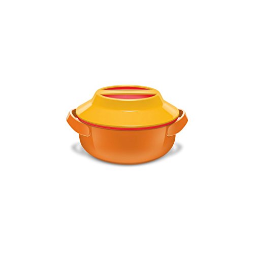 Milton Microwow 1000 Insulated Casserole, 820 ml, Orange Price in India