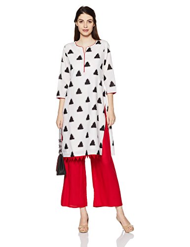 Amazon Brand- Myx Women's Straight Cotton Kurta Price in India