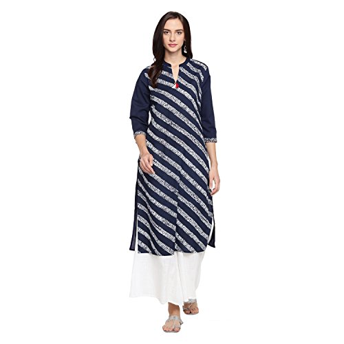 Rangmanch by Pantaloons Women's Straight Fit Kurta Price in India