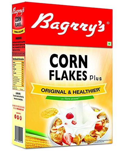 Bagrry's Original and Healthier Corn Flakes Plus, 475g Price in India