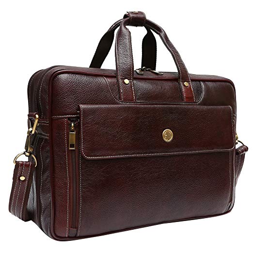 Hammonds Flycatcher Leather 20 Ltrs Brown Briefcase Price in India