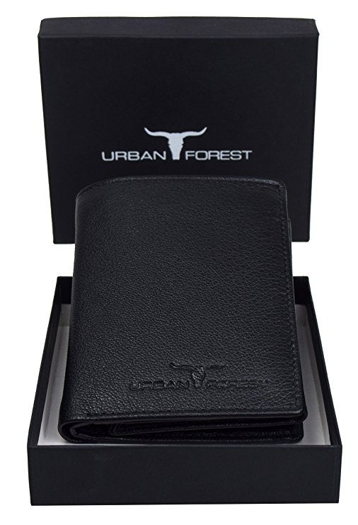 URBAN FOREST Black Men's Wallet Price in India