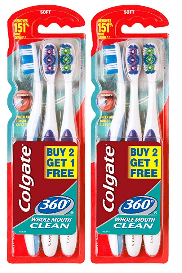 Colgate 360 Toothbrush (Buy 2 Get 1 Free) Price in India