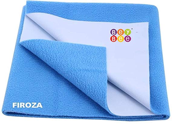 Bey Bee Quick Dry Baby Bed Protector (Firoza, Small, 70cmx50cm) Price in India