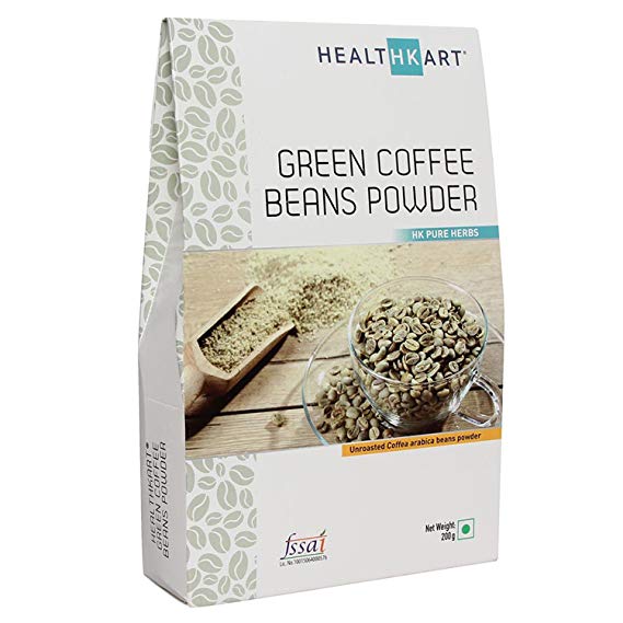 Healthkart 100% Natural Green Coffee Bean Powder For Weight Management - 200Gm Price in India