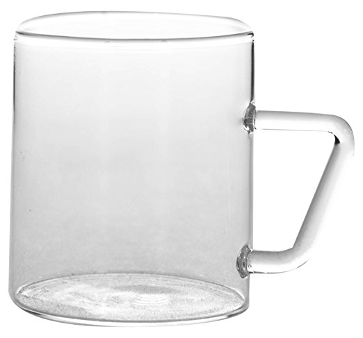Borosil Vision Classic Mug Set, 190ml, Set of 6, Transparent Price in India