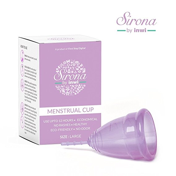 Sirona FDA Approved Reusable Menstrual Cup with Medical Grade Silicone - Large Price in India