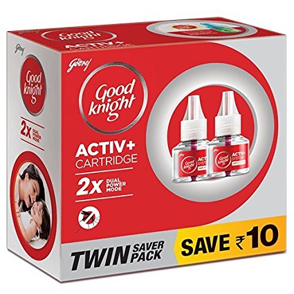 Good knight Activ+ Liquid Refill, 45ml (Pack of 2) Red Price in India