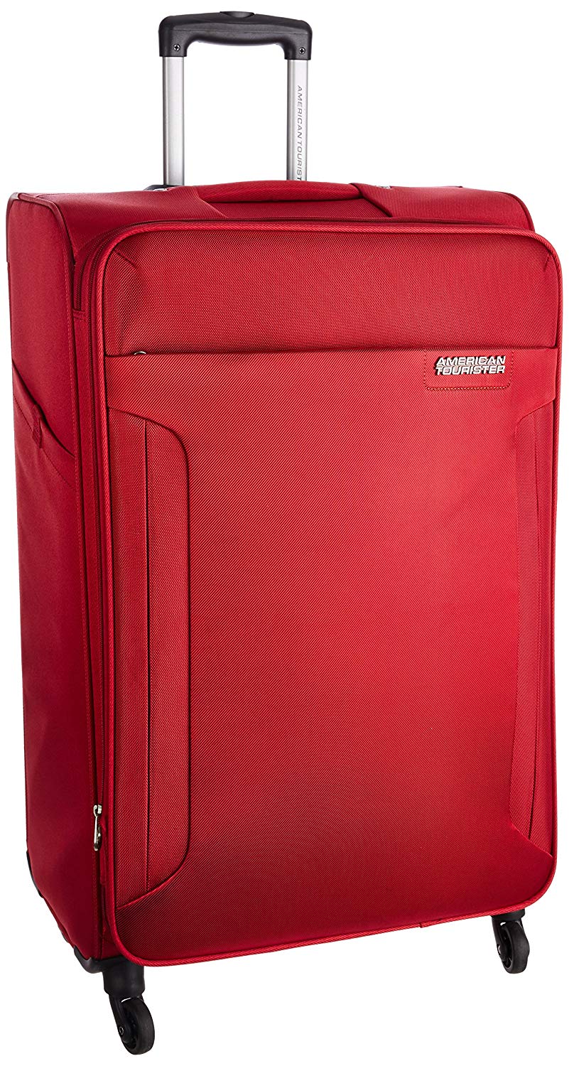 American Tourister Polyester 56 cms Ruby Red Carry-On (AMT TROY SP 56 RUBY RED) Price in India