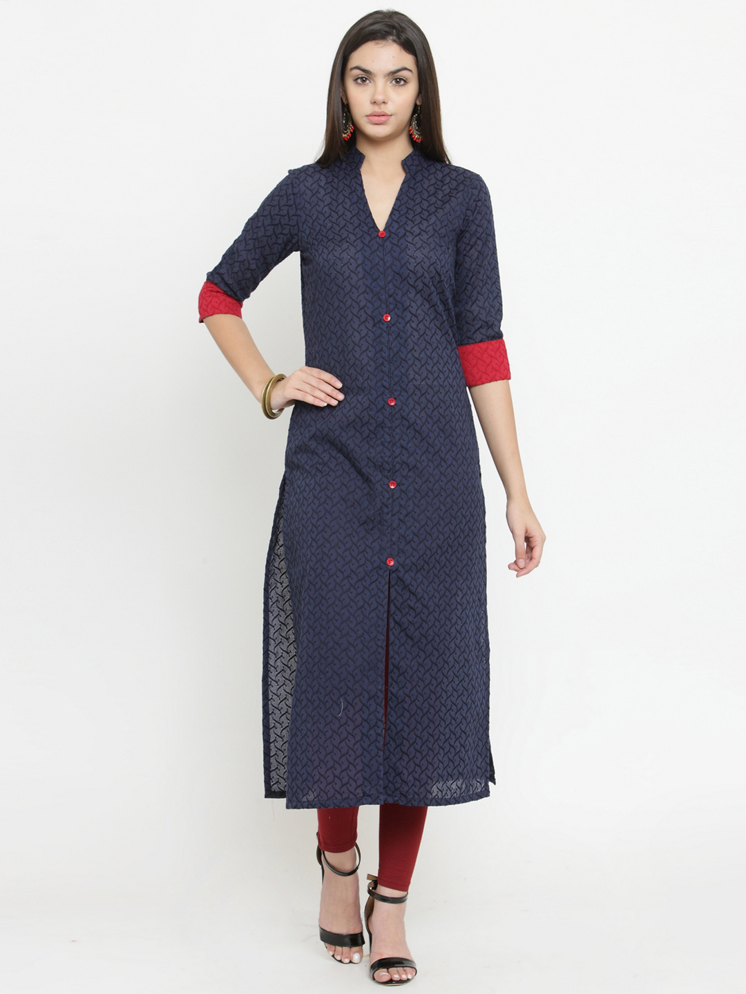 straight kurta design