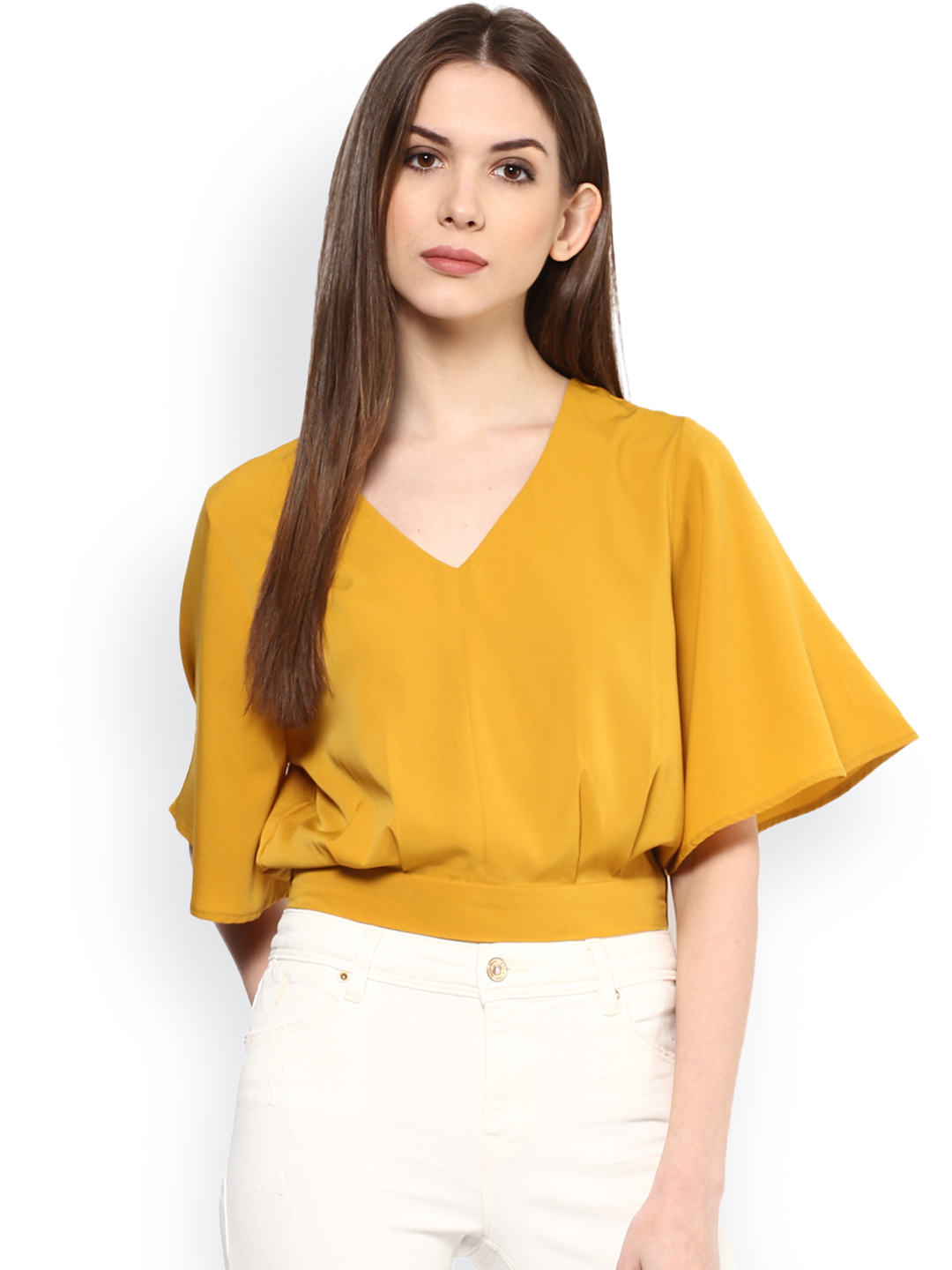 Harpa Mustard Yellow Top Price in India