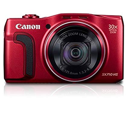 Canon SX710 HS 20.3MP Point and Shoot Digital Camera (Red) with 30x Optical Zoom Price in India