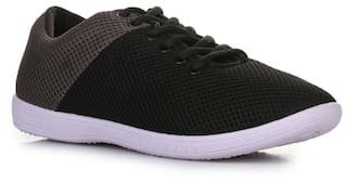 Gliders By Liberty Men Black Sneakers - Rs. 200 Cashback Price in India
