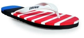 Drive Red Flip Flop - Rs. 199 Cashback Price in India