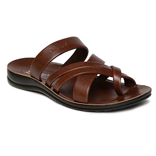 Paragon Men Brown Formal Sandal Price in India