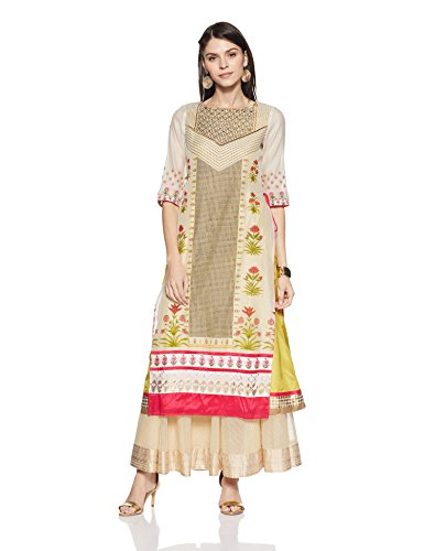 W for Woman Straight Kurta Price in India