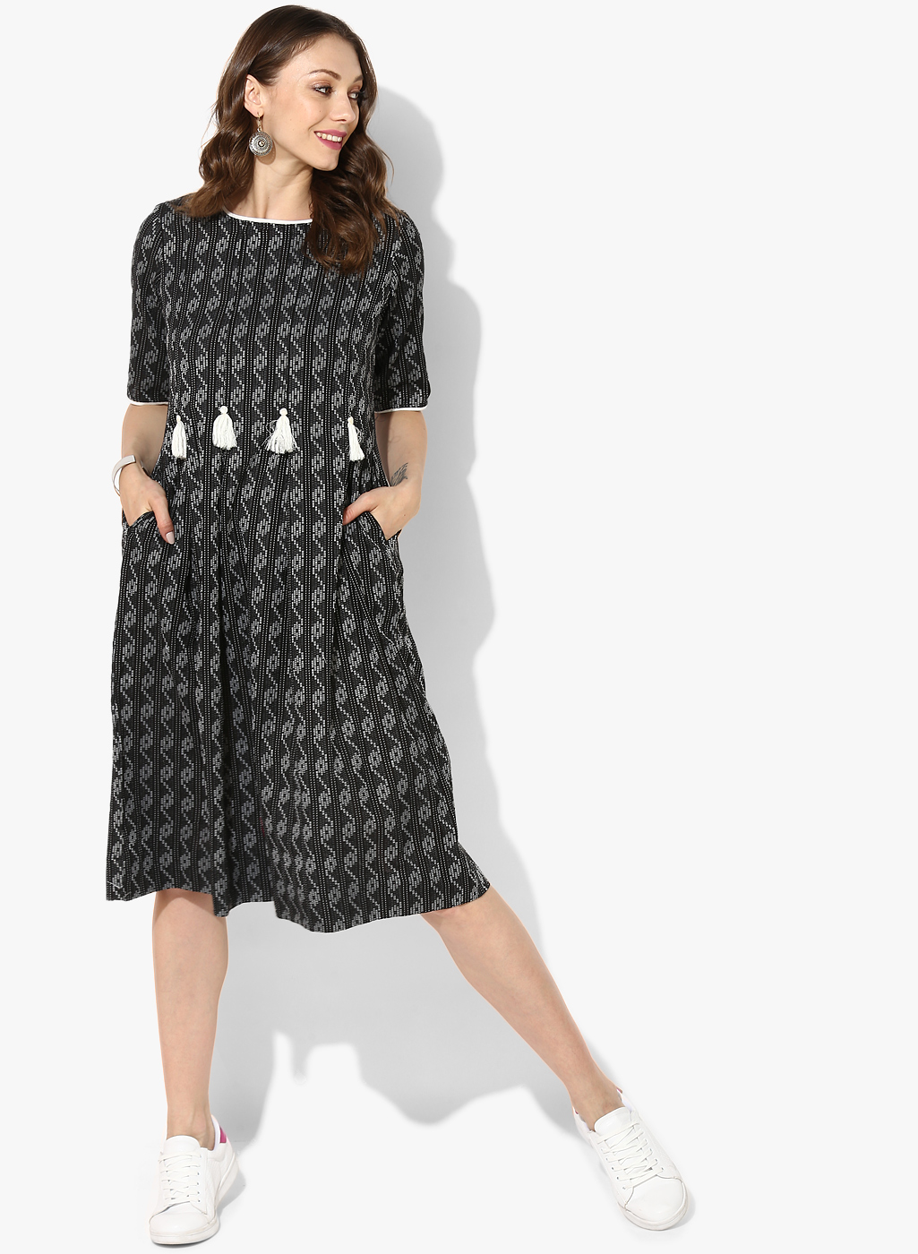 box pleated kurti