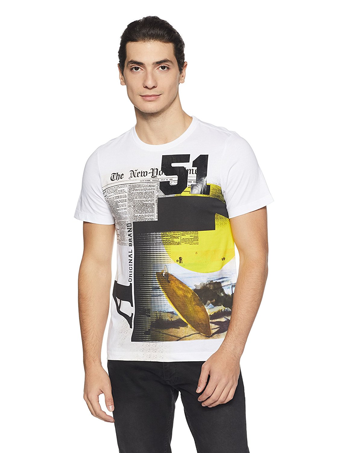 Arrow Sports Men's Regular Fit T-Shirt Price in India