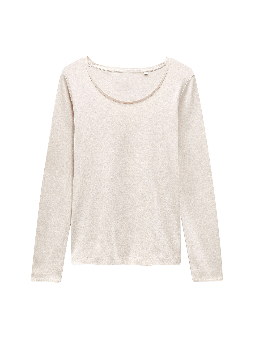 next Women Beige Solid Round Neck T-shirt Price in India